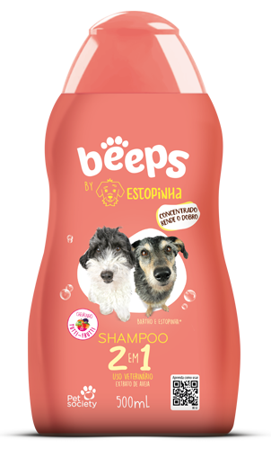 Shampoo 2 em 1 Beeps By Estopinha - 500ml